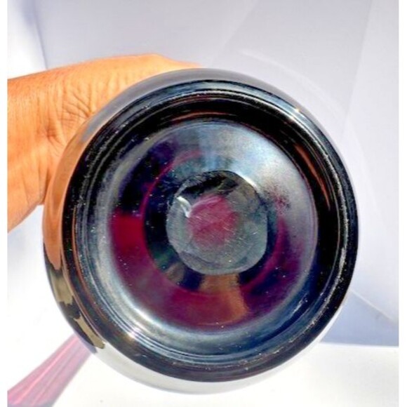 2 VTG Viking Glass Taperglow Amethyst  Candlestick Candleholder Purple 17.5" MCM - Picture 6 of 14